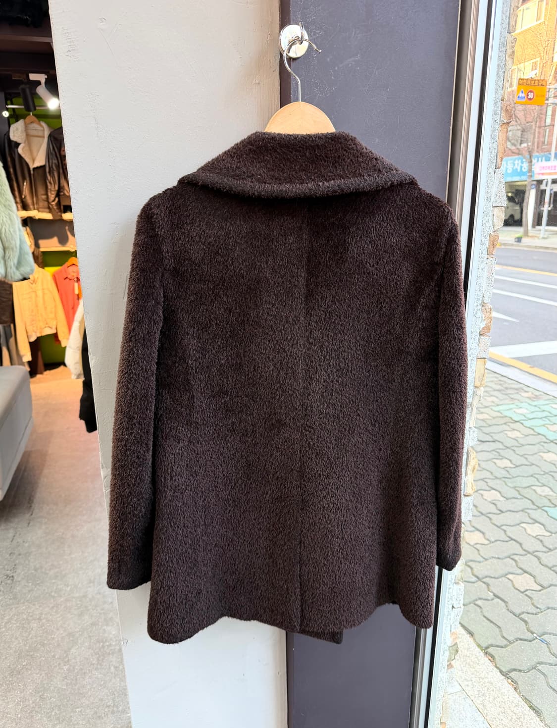 IT44/ 막스마라 알파카 블렌딩 더블 코트 상품이미지7