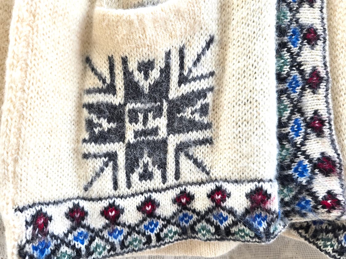 핸드메이드 알파카 가디건  상품이미지4