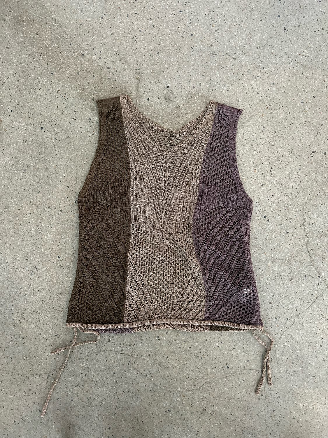 Shirring knitwear vest 니트 베스트 상품이미지1