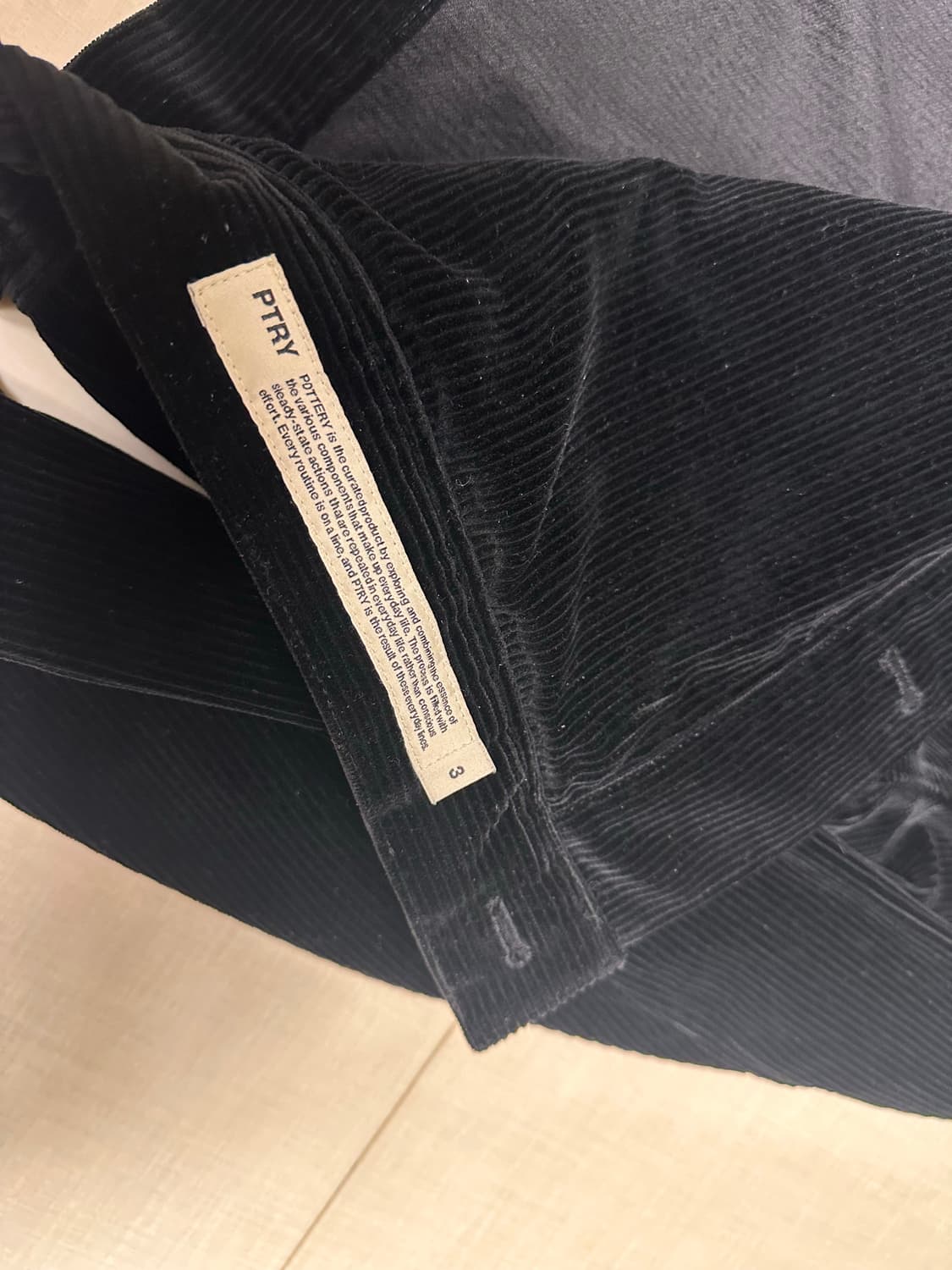 포터리 코듀로이 트러커 자켓 타입3 블랙 3사이즈 상품이미지4