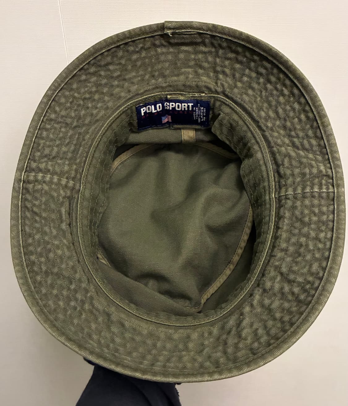 90s POLO SPORT 폴로스포츠 US 빈티지 밀리터리 버킷햇 상품이미지8