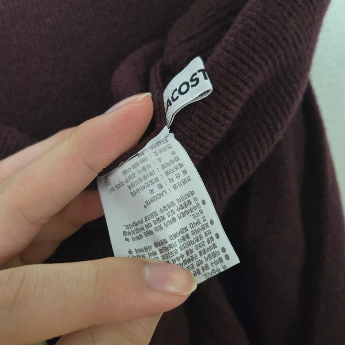 라코스테 울 테니스 스커트 상품이미지5