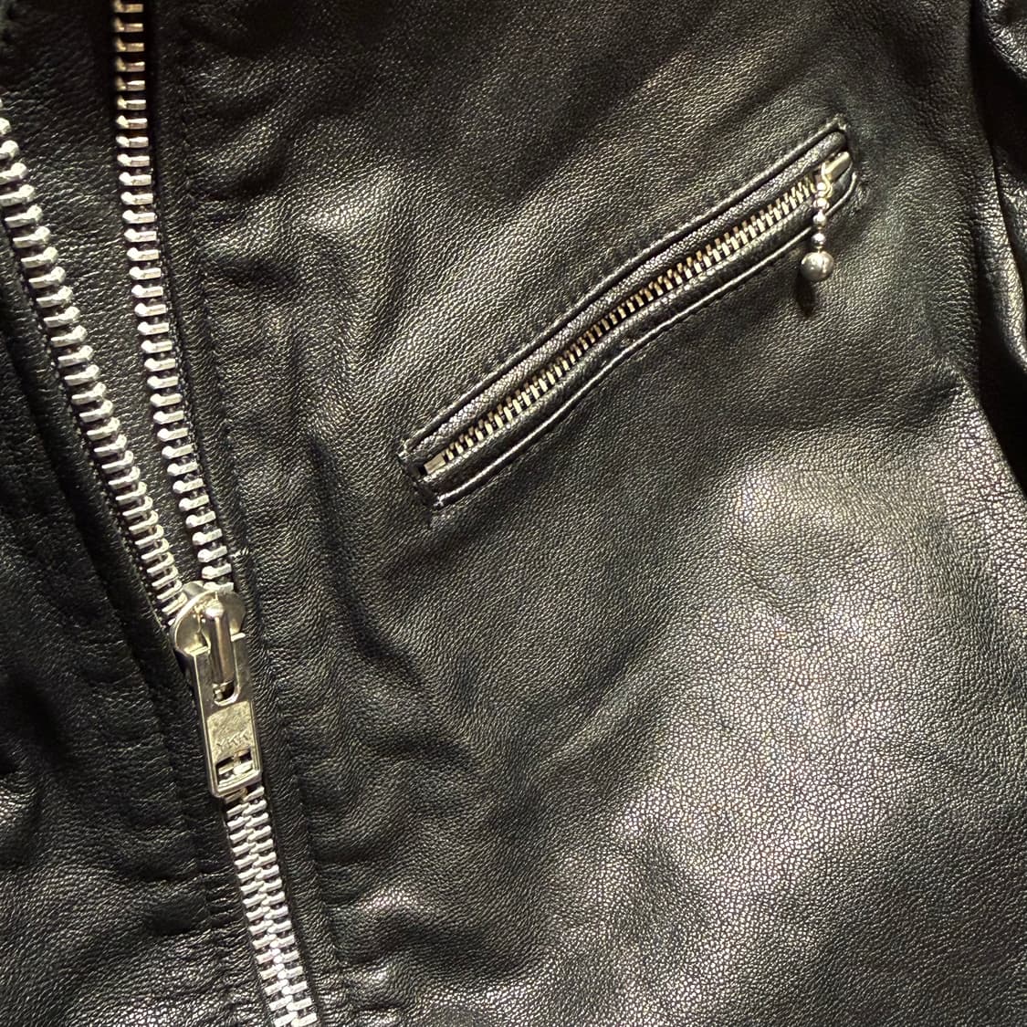 사우론 헤비 카우레더 싱글라이더 자켓 100 소가죽 상품이미지2