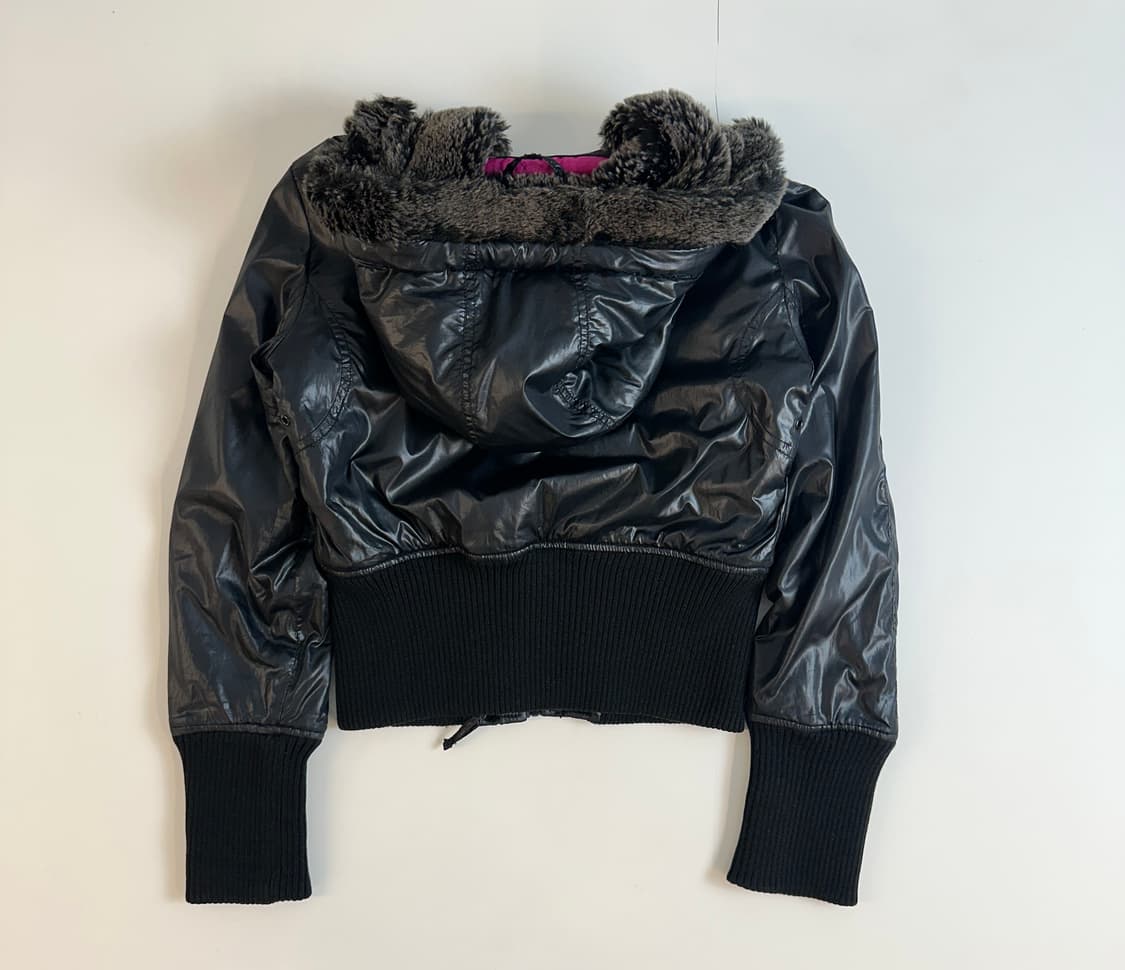 A/X 퍼넬넥 후드 2way 패딩점퍼 m 상품이미지3