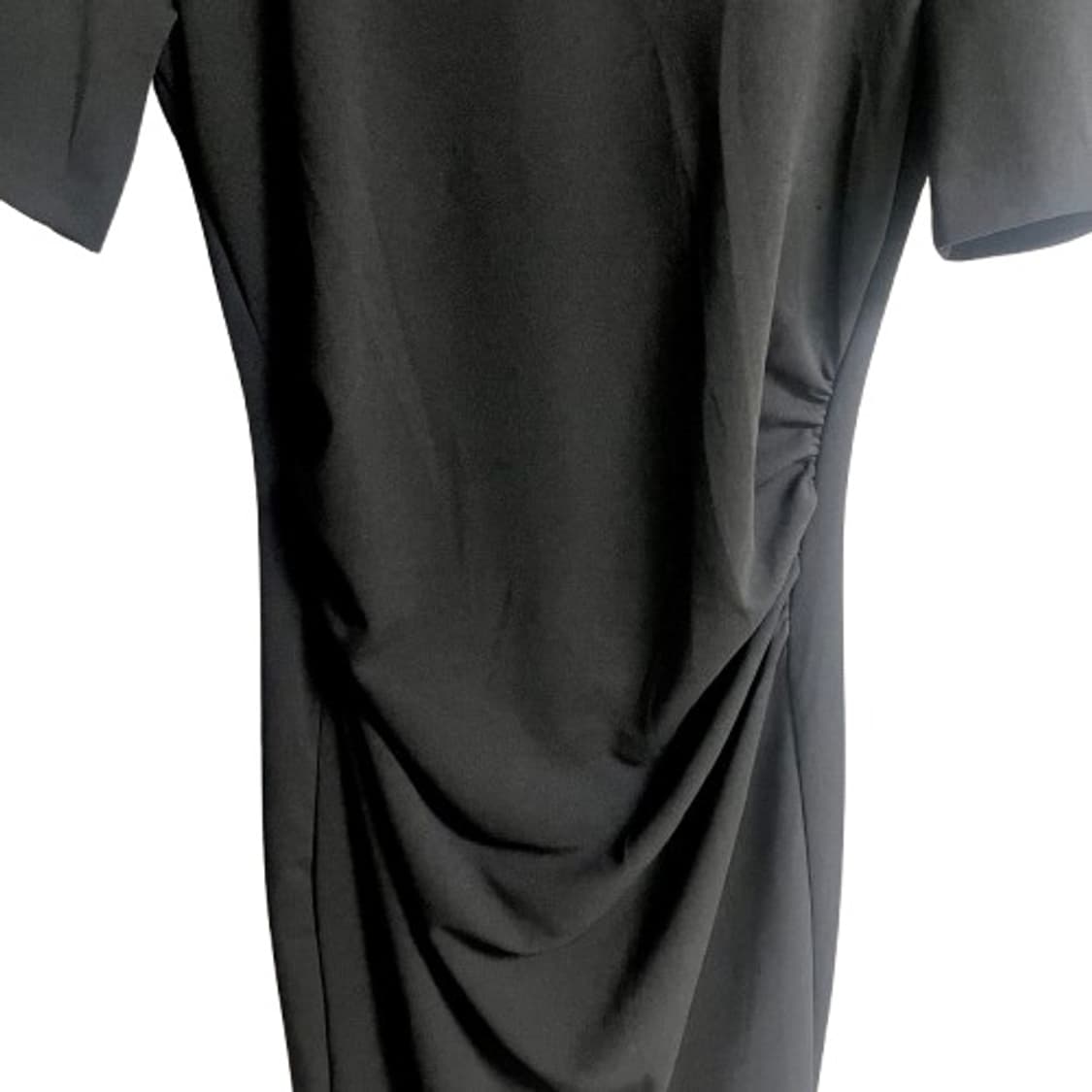 ZARA Draped Shoulder Pad Dress 상품이미지3