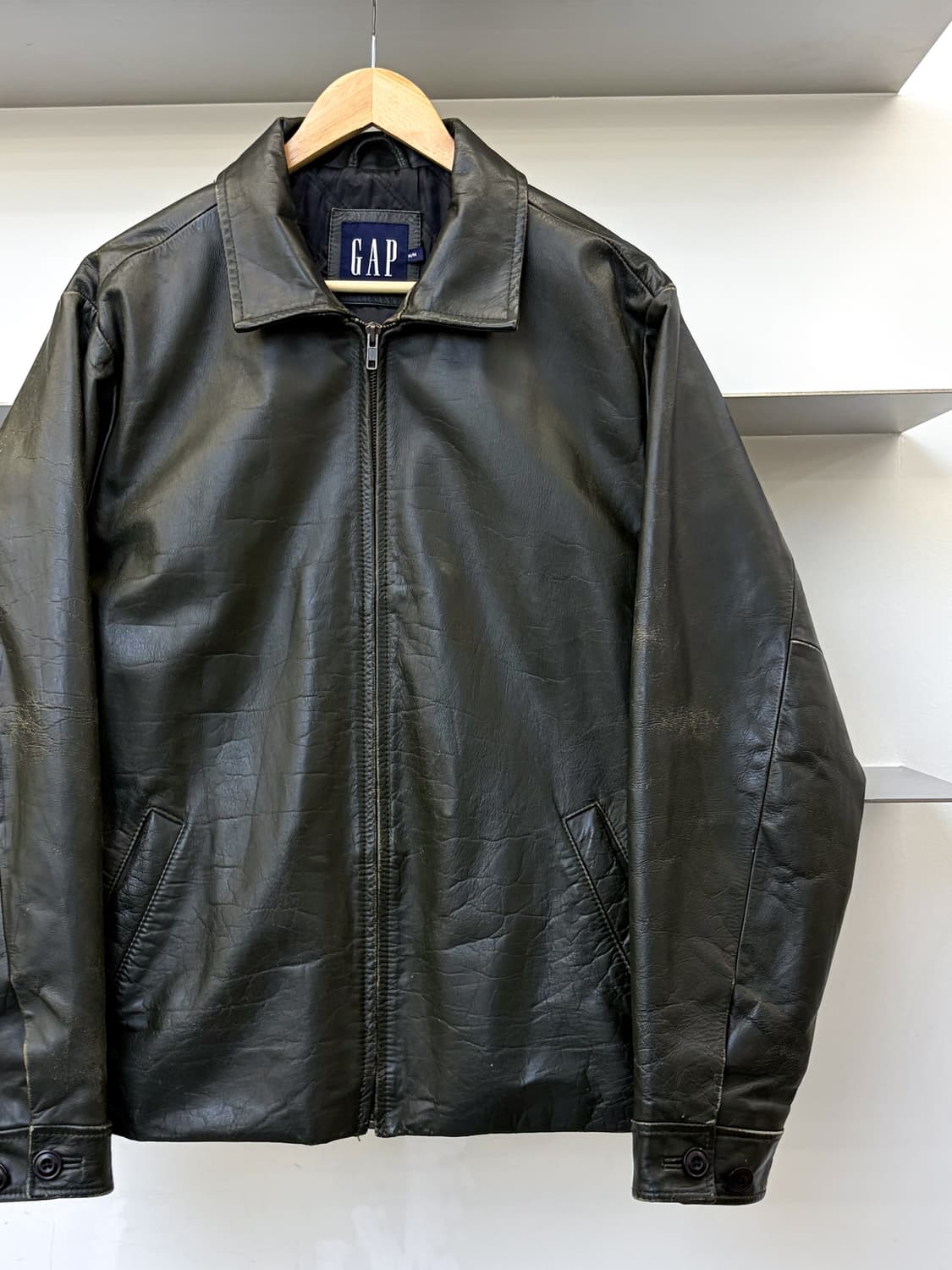 올드 갭 레더 자켓 상품이미지2