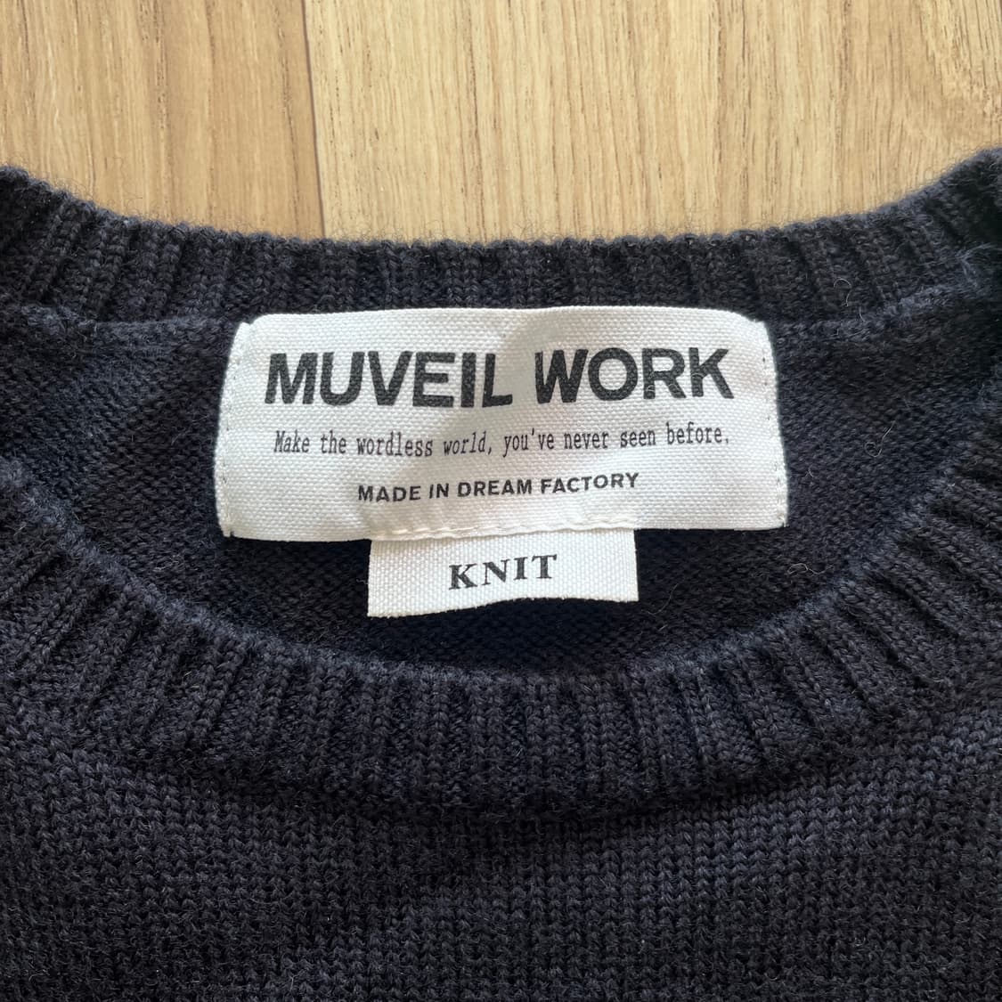 muveil work 뮤베르 뮤베일 고양이 니트 상품이미지4