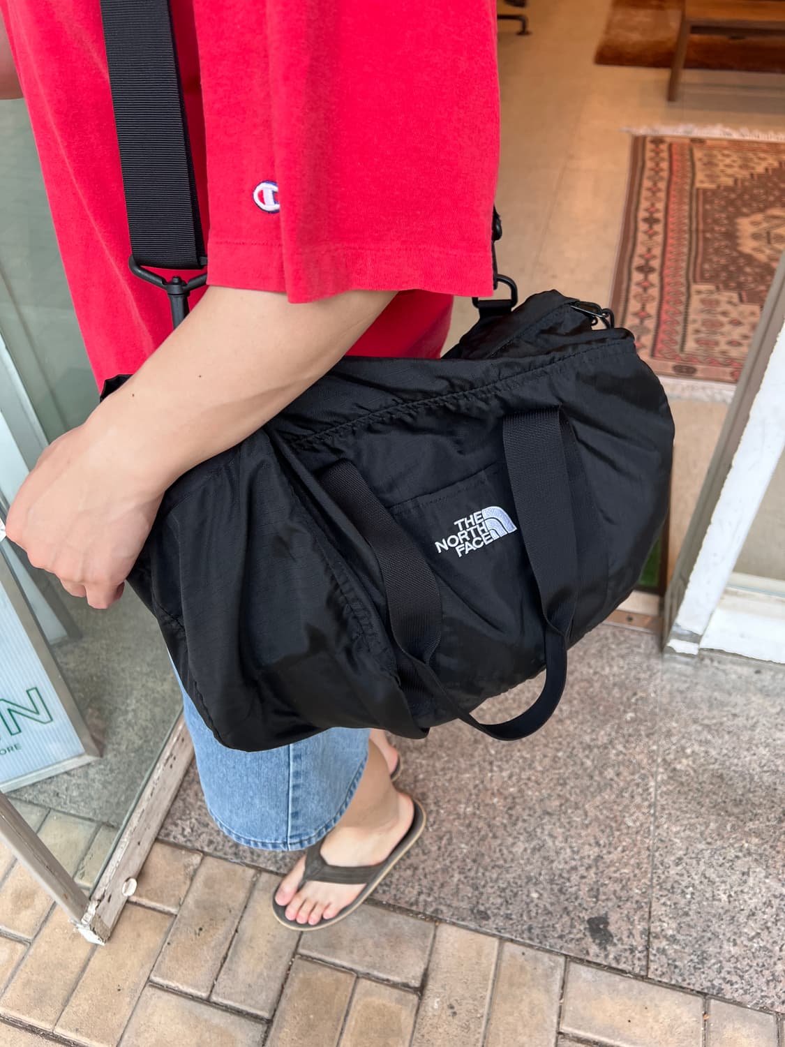 The North Face 노스페이스 립스탑 보스턴백 미니 더플백 상품이미지3