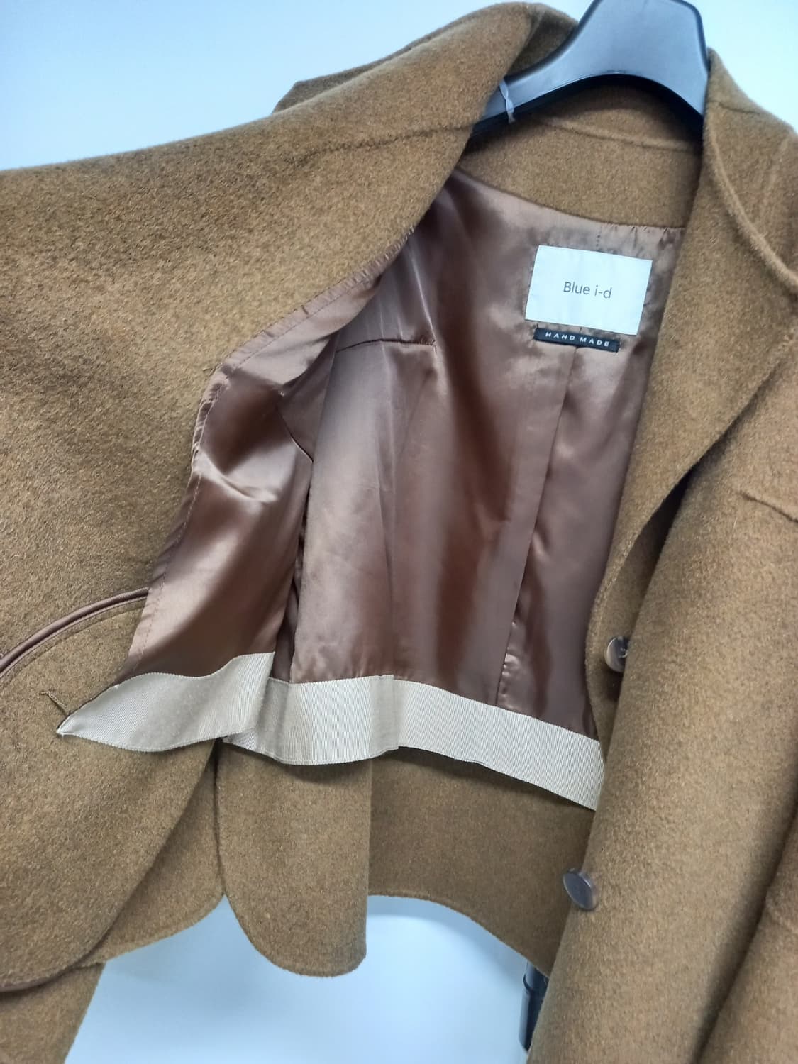 BLUE I-D 아이디 캐시미어블랜 핸드메이드 자켓코트 F 44-77 상품이미지9