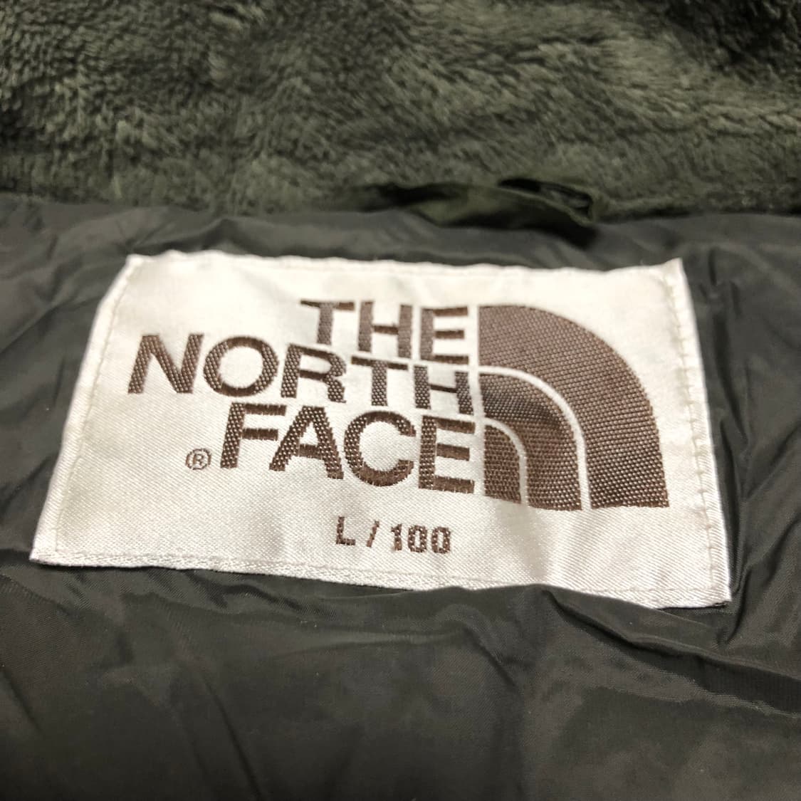 노스페이스 딥카키 자켓 상태굿 니트자켓 상품이미지4