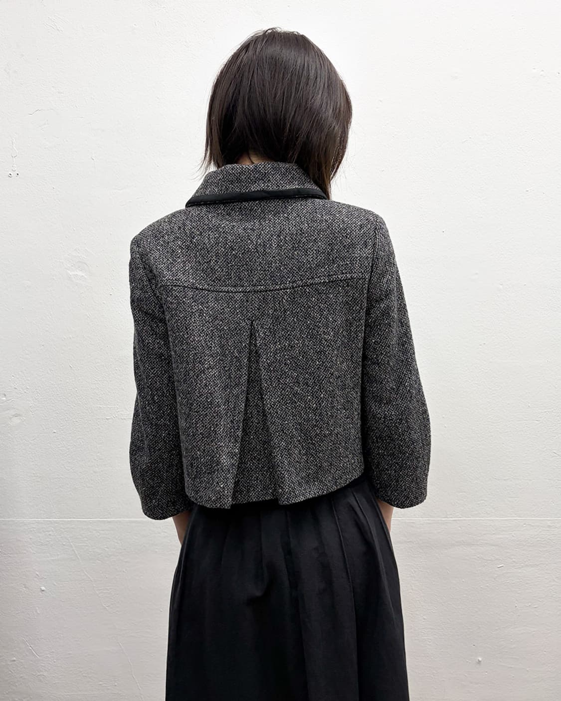 빈티지 트위드 크롭 자켓 상품이미지2