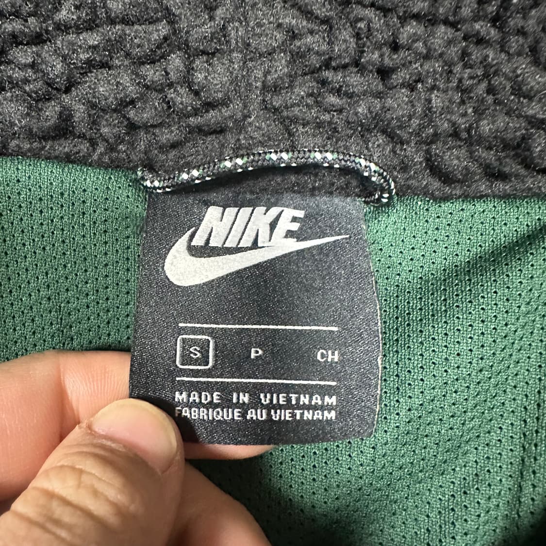 ✨ (바배) 나이키 헤리티지 쉐르파 퀄팅 후드 집업  상품이미지3