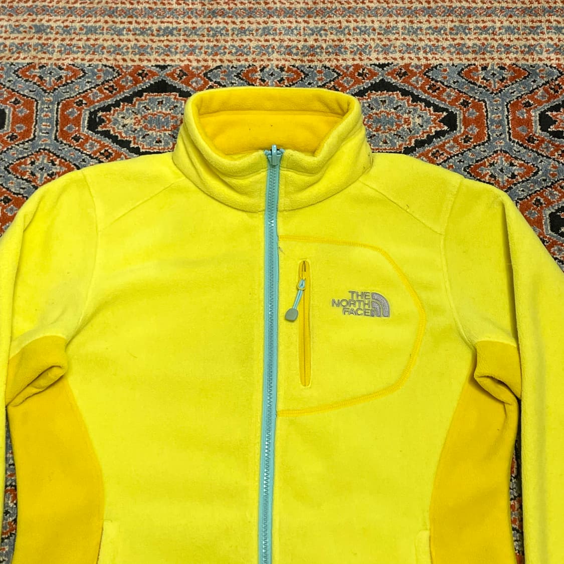 노스페이스 옐로우 플리스 집업 여성85 상품이미지2
