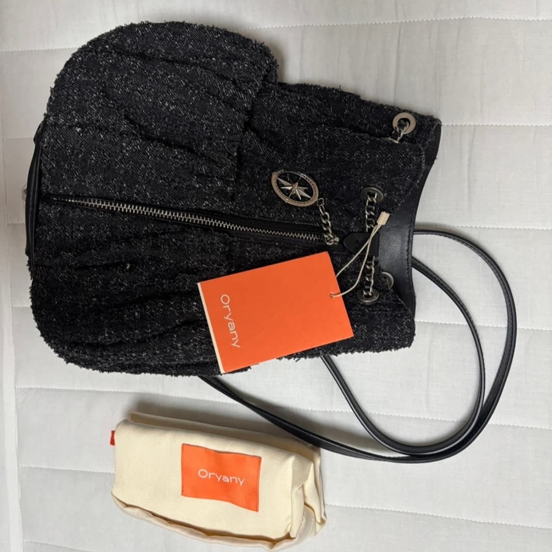 새상품) 오야니 26SS 신상 데님 트위드 백팩 상품이미지8