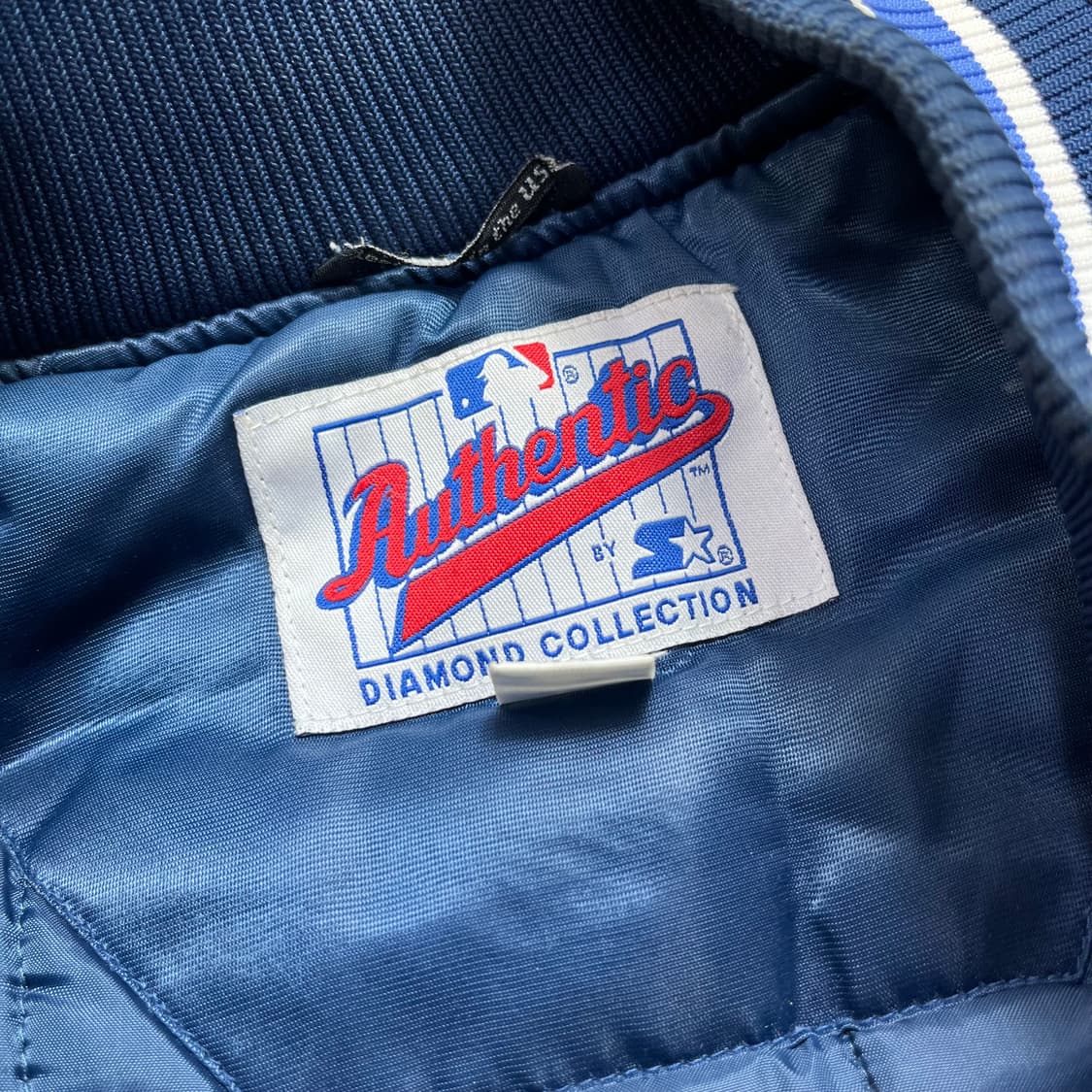 90s 스타터 MLB 에인절스 베이스볼 봄버 바시티 자켓 상품이미지3