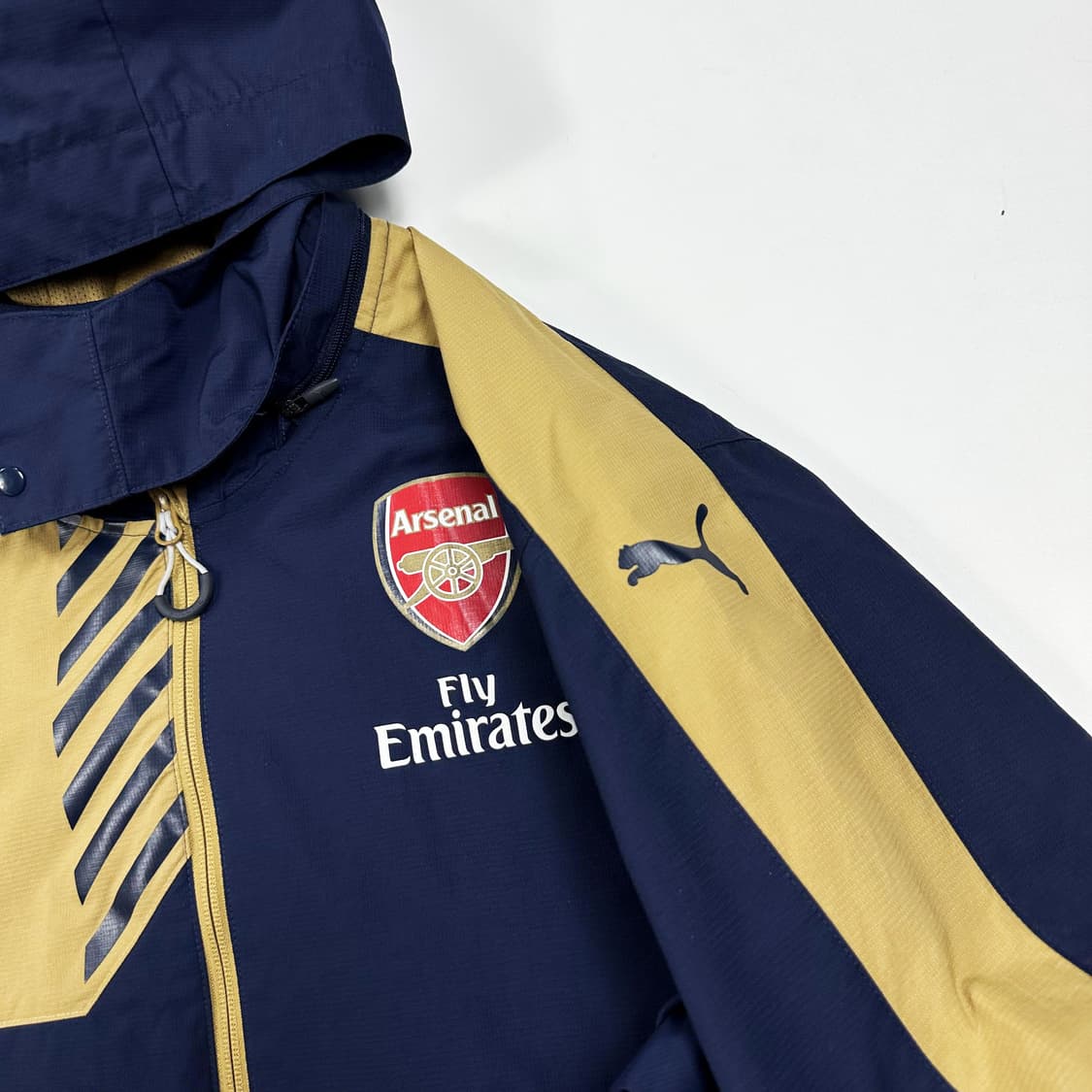 푸마 아스날 풋볼 네이비 바람막이 자켓 (L) 상품이미지4