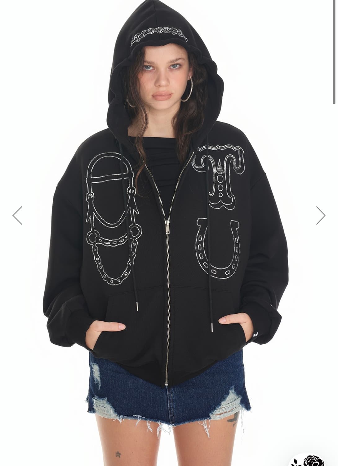 투머치택스 웨스턴 후드집업 상품이미지1