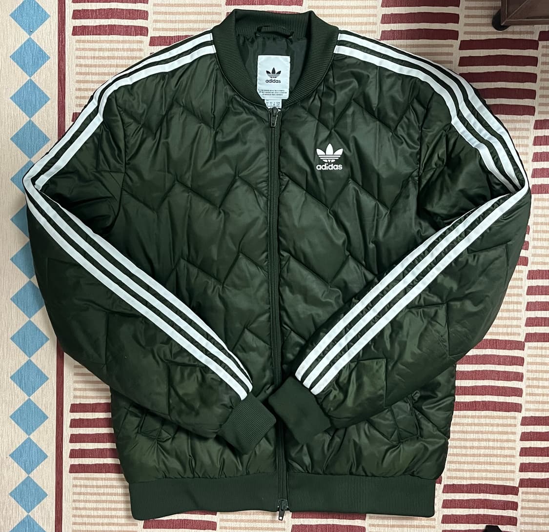 아디다스 퀼팅 자켓 카키 m 95 상품이미지1