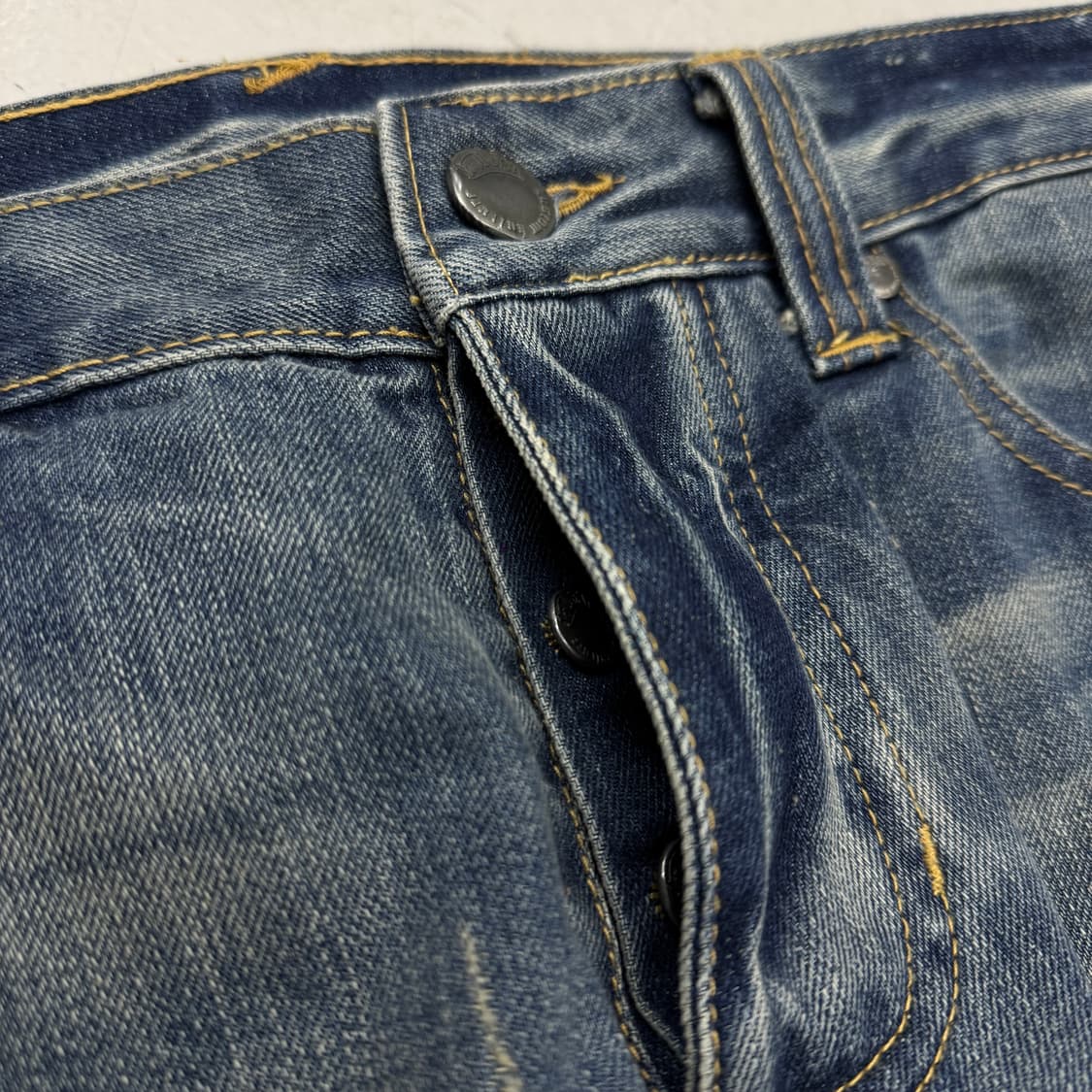 본더치 Y2K 빅로고 새깅 워싱 데님팬츠 상품이미지5