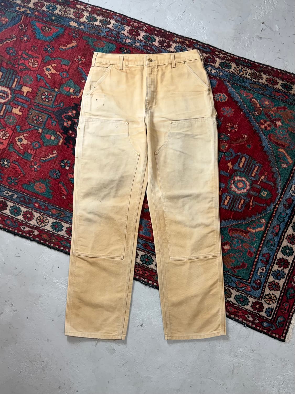 OG USA Made 칼하트 더블니 브라운 칼하트 B01 BRN 썩블니 상품이미지1