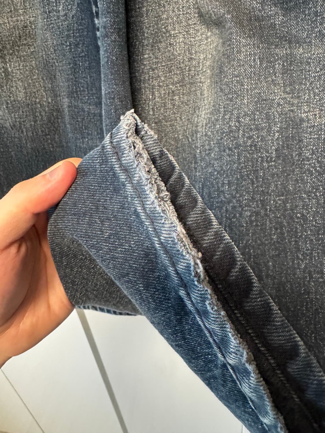 엘무드 크루져 와이드 데님 미드나잇블루 46 상품이미지3