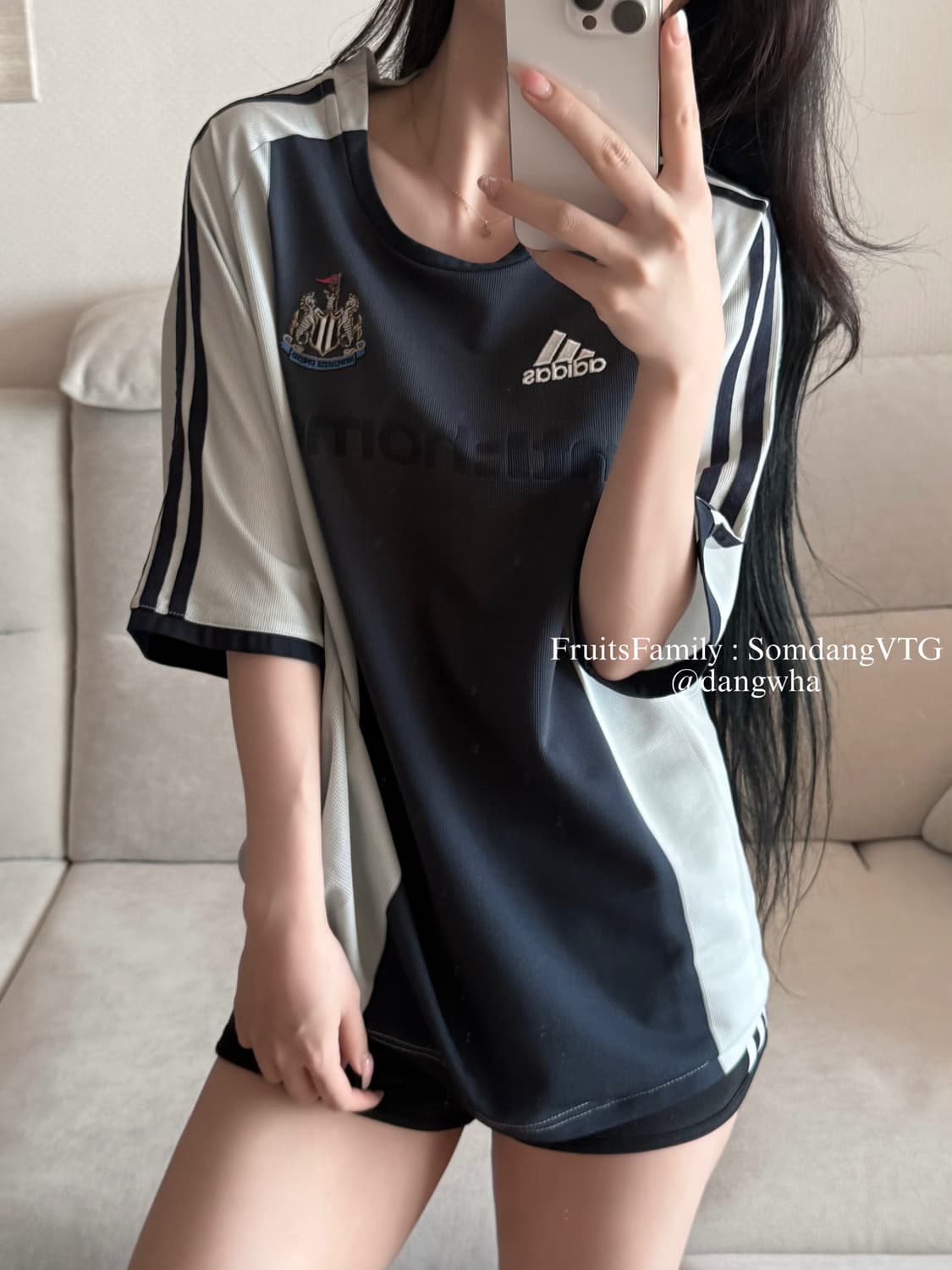 아디다스 02-03 뉴캐슬 어웨이 유니폼 그레이 반팔 상품이미지1