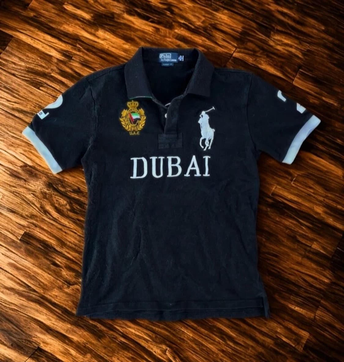 폴로 랄프로렌 두바이 빅포니 메쉬 반팔 카라티 블랙 상품이미지1