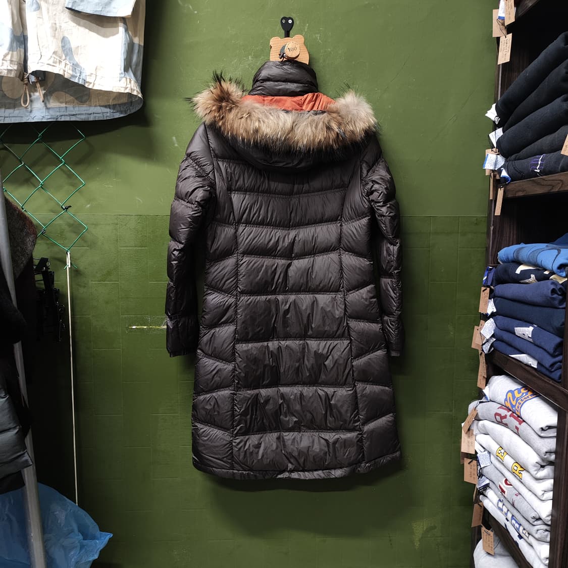 몽벨 구스 다운 롱 패딩 자켓 상품이미지4