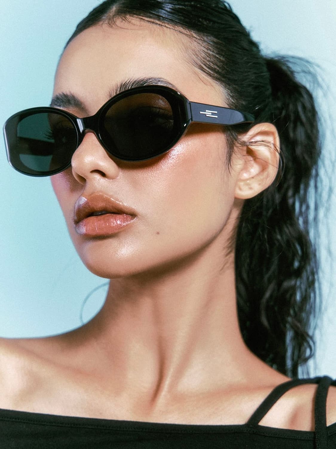 리에티 선글라스 루나 RUNA 블랙 새상품 상품이미지1