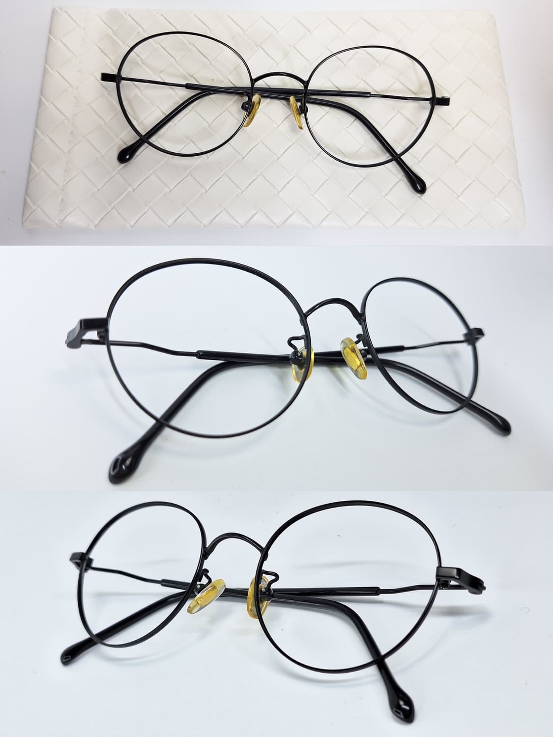 7g 초경량 고탄성 티타늄 라운드 안경테 일본 수입 일제 사바에 y2k  상품이미지9