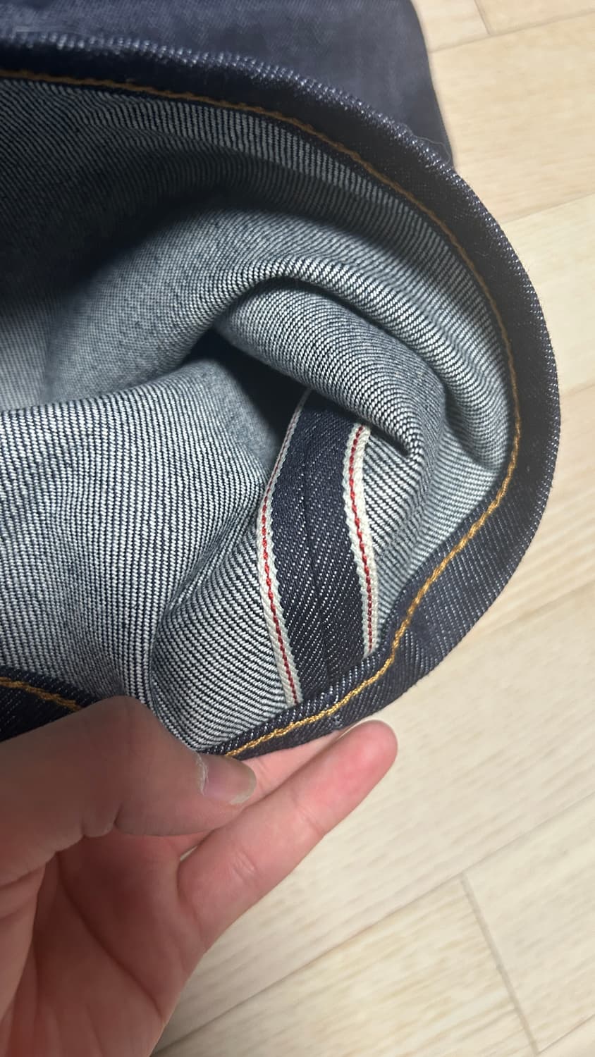 슈프림 리지드 인디고 생지 데님 청바지 - 24SS 32 상품이미지5