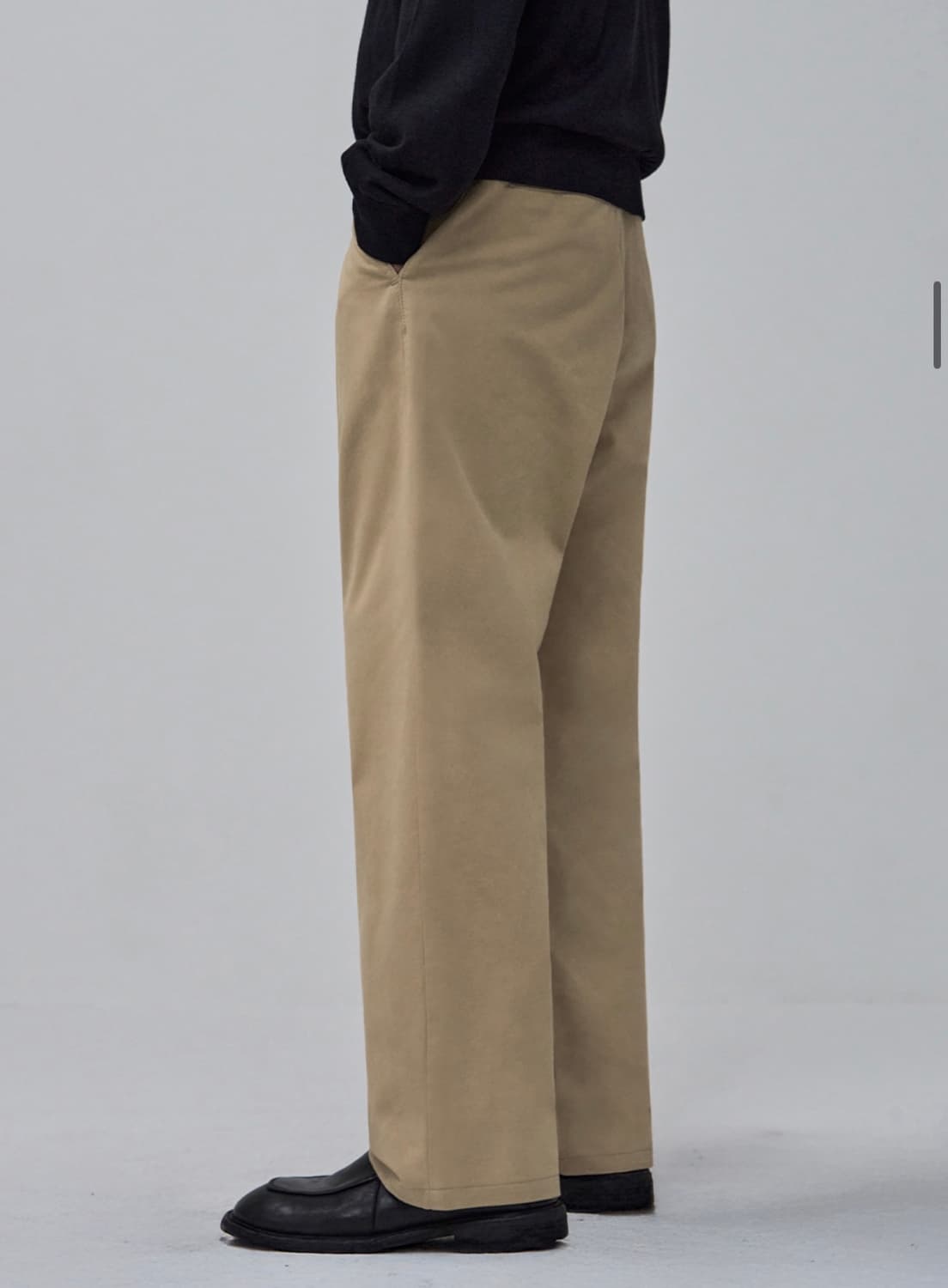 (새상품)(L) 아워데이즈 워시드 세미 와이드 코튼 치노 팬츠 상품이미지8