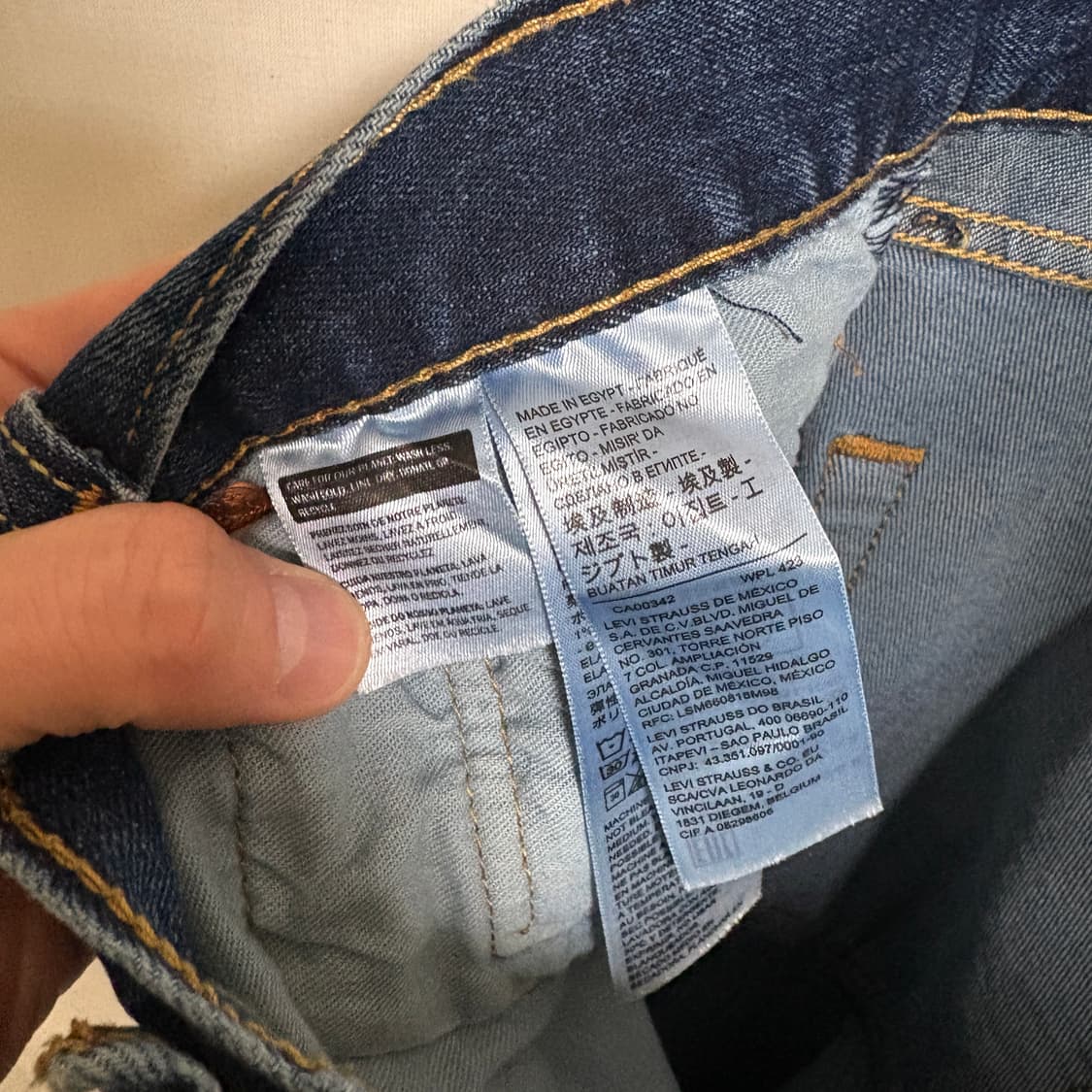 리바이스 501 스트레이트 중청 데님팬츠 / W32, L32 상품이미지8