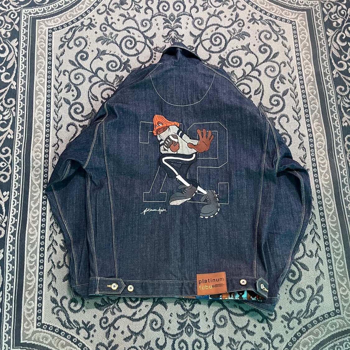 95 플래티넘푸부 데님 자켓/W2674 상품이미지3