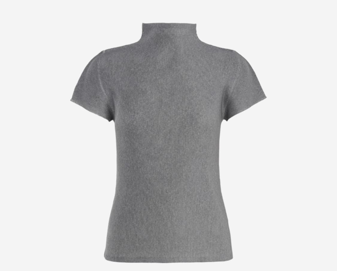 플리츠 플리즈 미스트 베이직 탑 라이트 그레이 3 상품이미지1