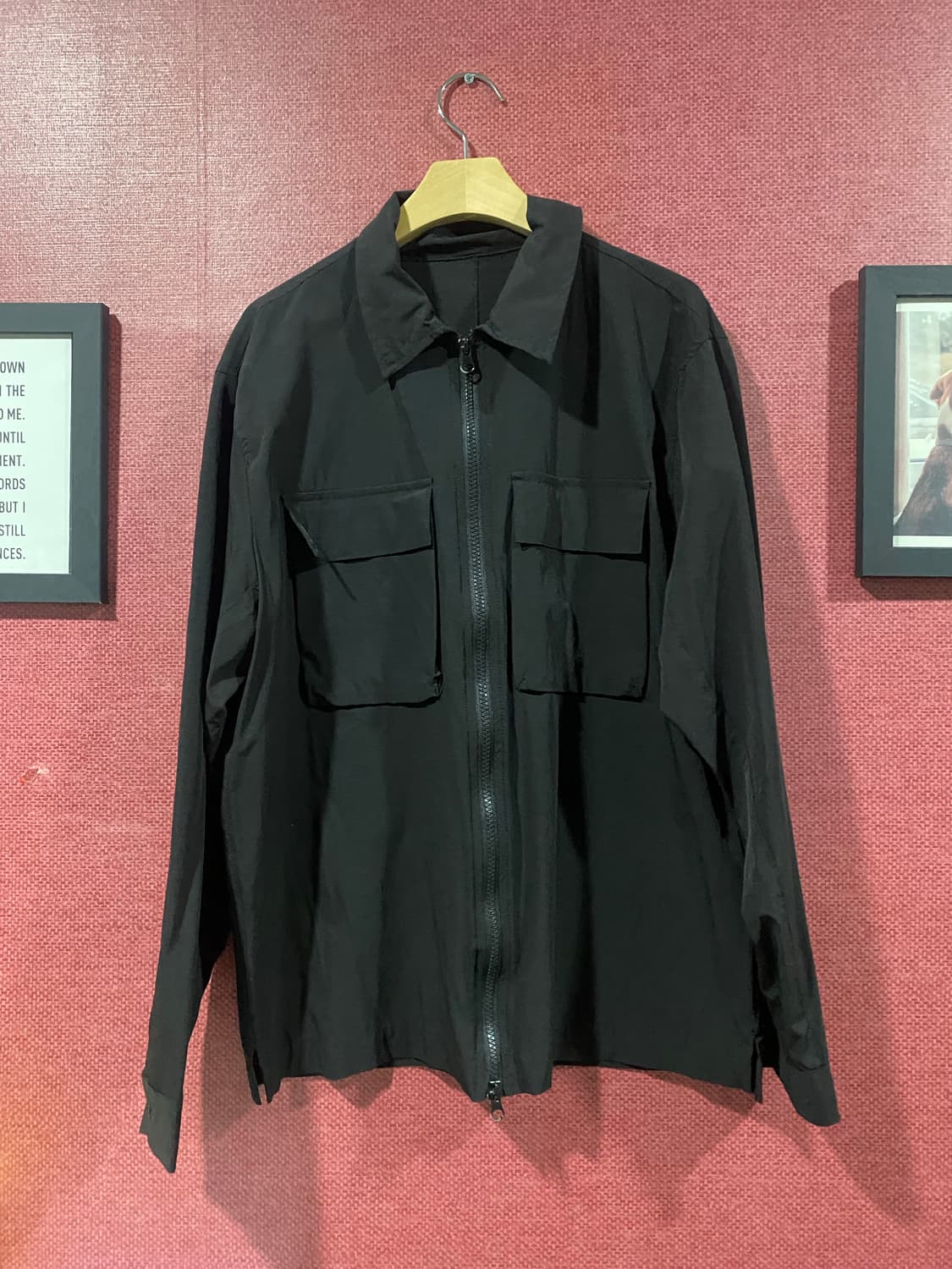 ODD OZ 셔츠형 집업 자켓 블랙 M 상품이미지1