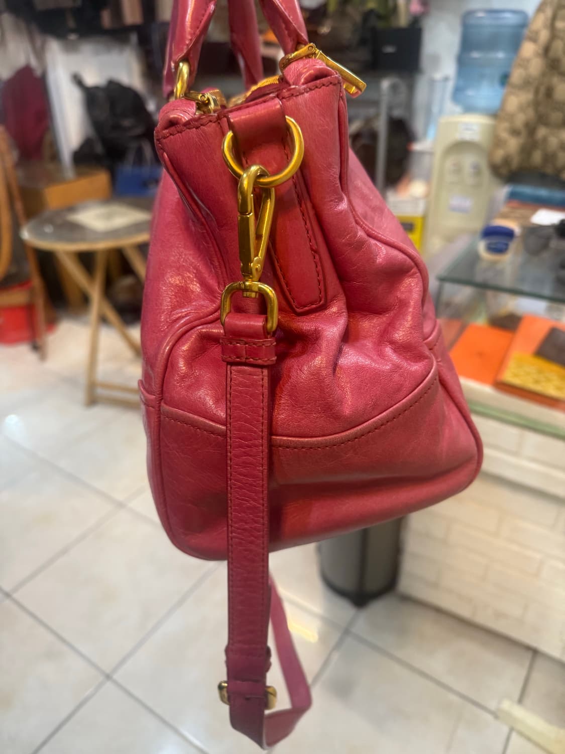 정품 프라다 비텔로 샤인 2way백 팝니다 상품이미지5