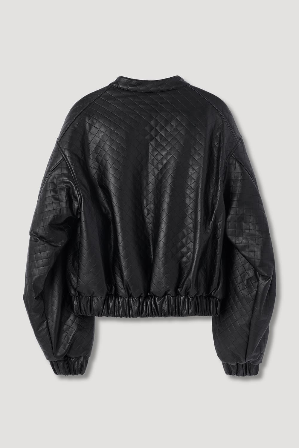 페스토 다이아몬드 퀄팅 레더 점퍼 상품이미지3