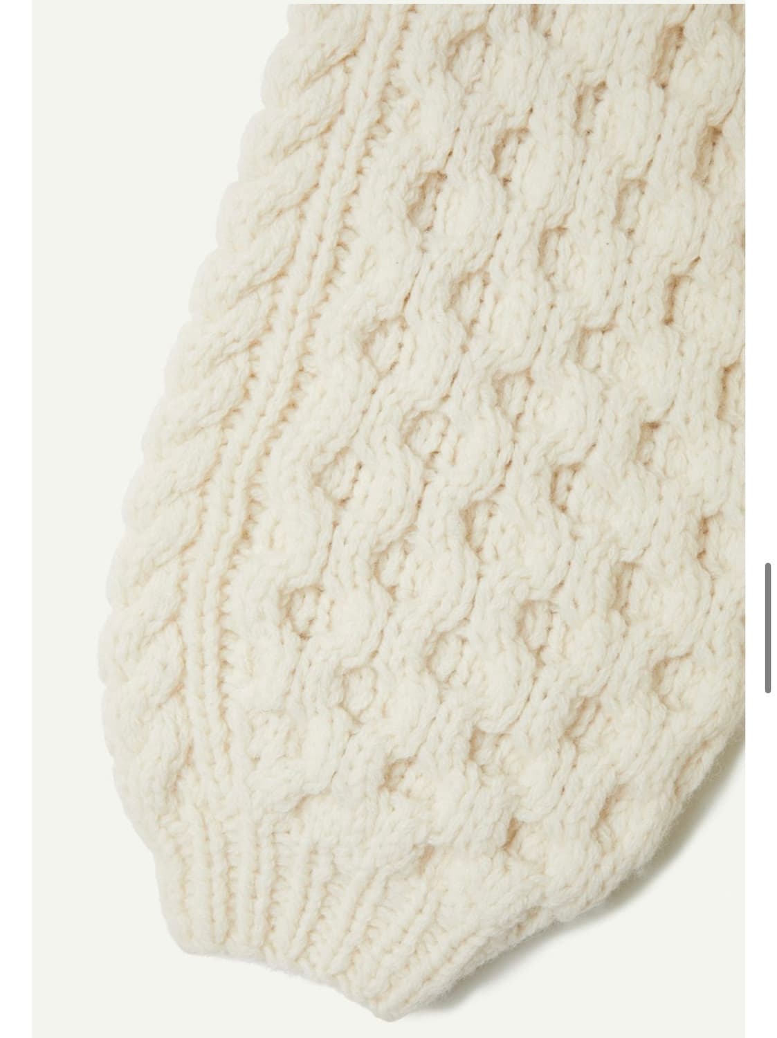 라인반드 핸드메이드 케이블 니트  상품이미지5