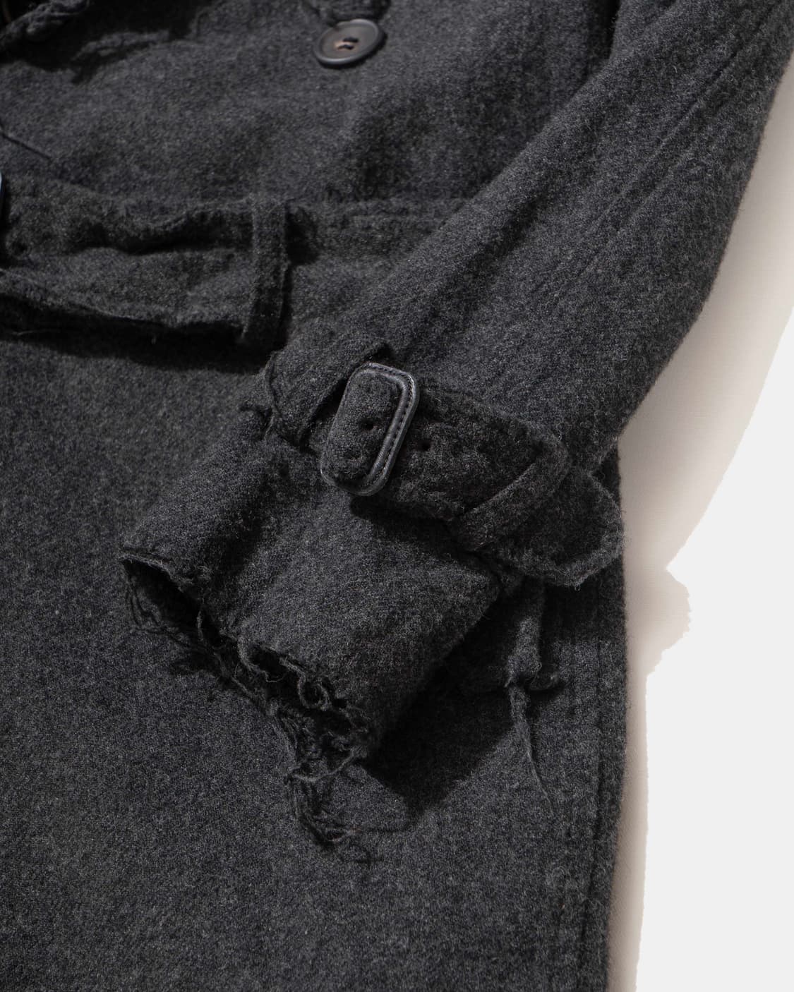 준야와타나베 꼼데가르송 그런지 울 코트 상품이미지3