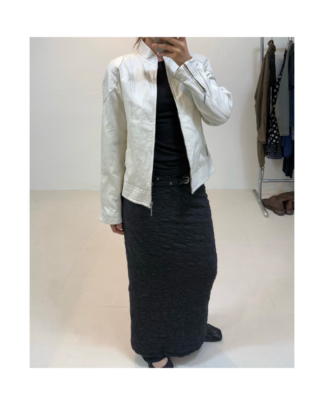 Osca piel 리얼레더 자켓 상품이미지4