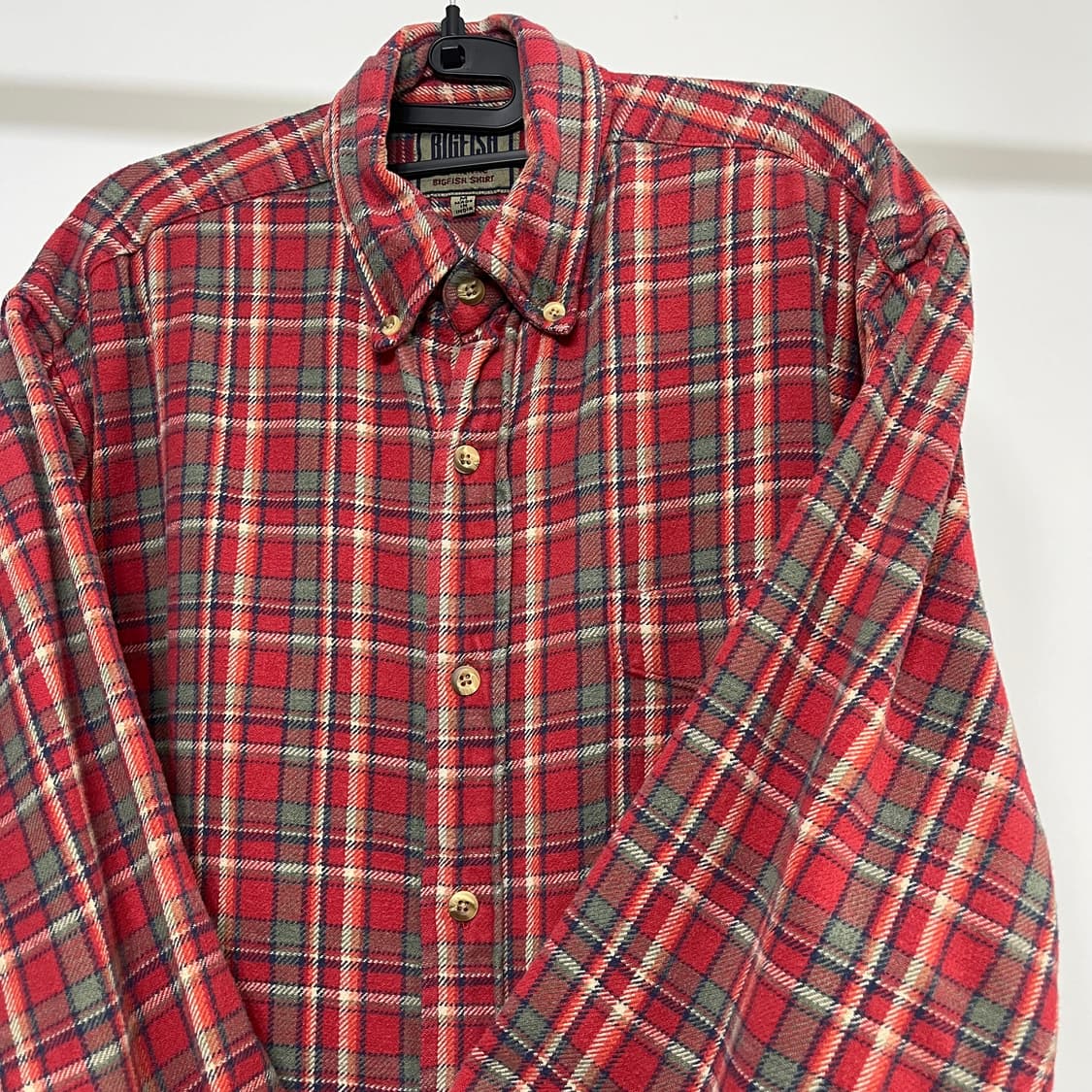 90s HEAVY COTTON FLANNEL 헤비코튼 플란넬 셔츠 상품이미지4
