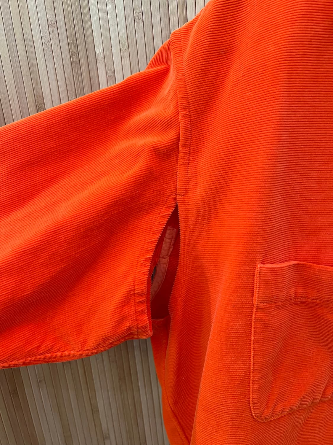 언유즈드 오렌지 코듀로이 셔츠 자켓 3사이즈 상품이미지4