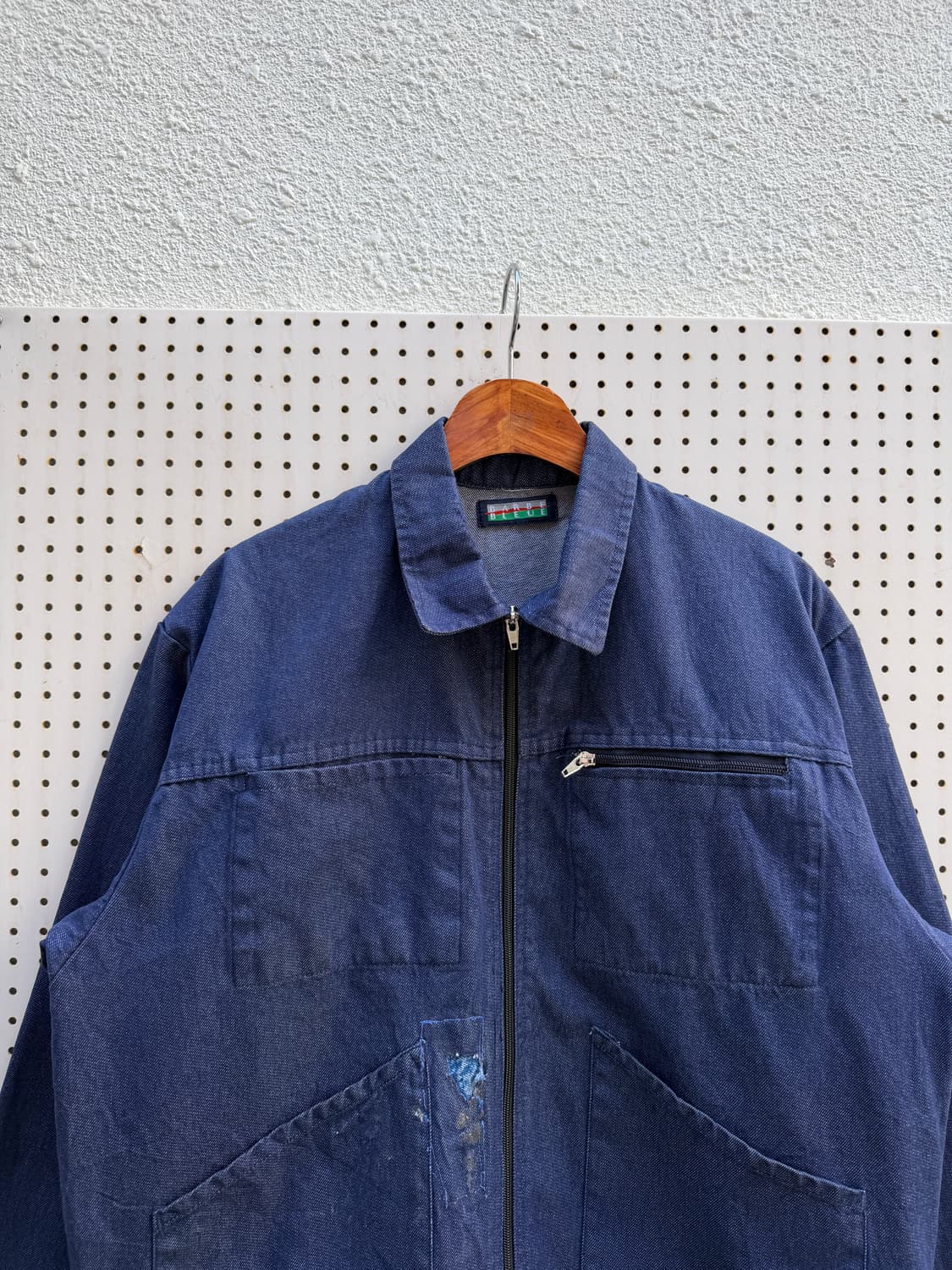 1990s BARBE BLEUE FRENCH DENIM 데님프렌치워크자켓 상품이미지7