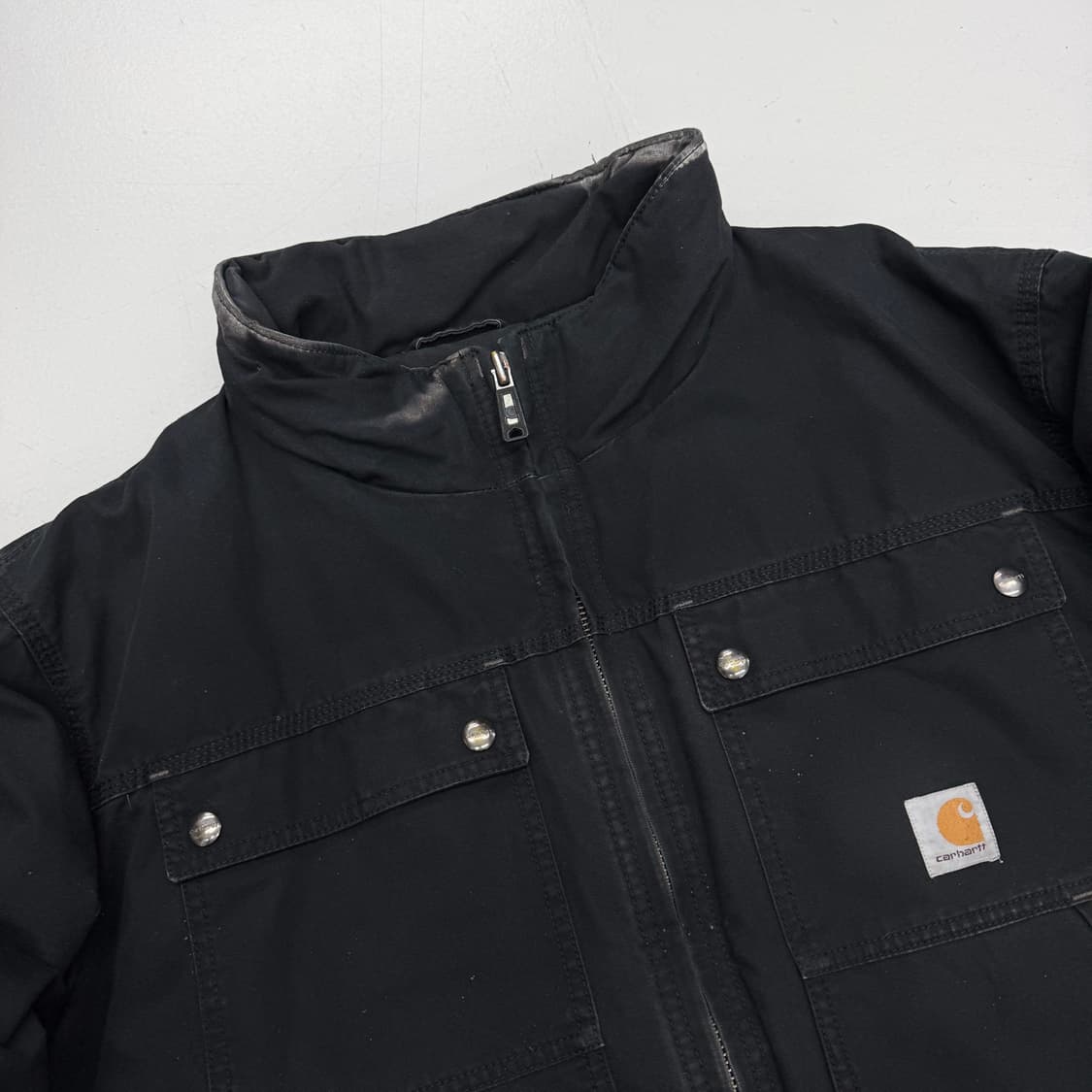 빈티지 칼하트 페이딩 덕캔버스 퀵덕 워크자켓 상품이미지4
