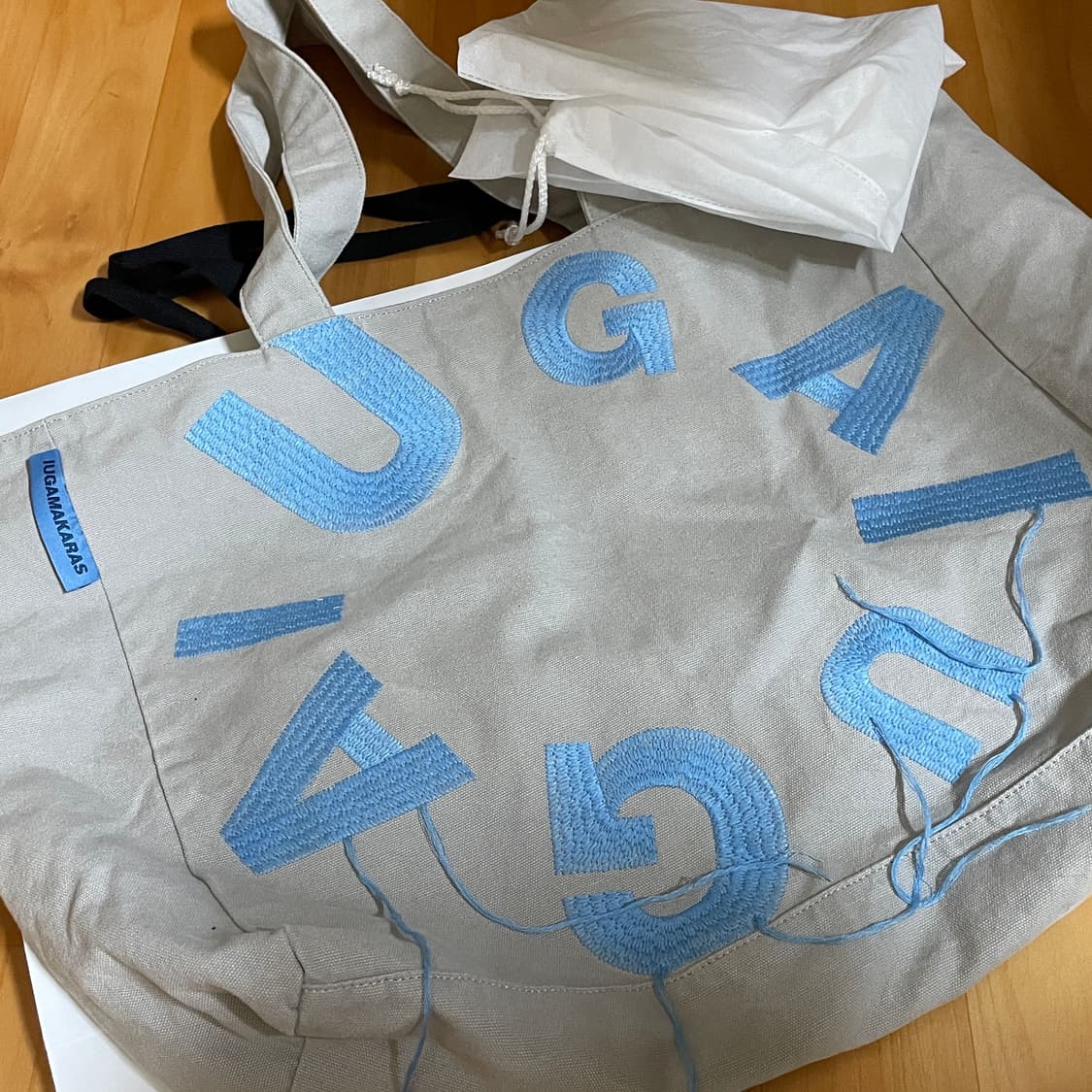 이우가마카라스 빅 쇼퍼백 그레이 상품이미지2