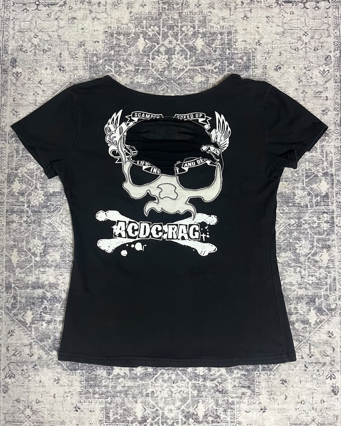 Y2K Rock Skull Graphic Tee 상품이미지7