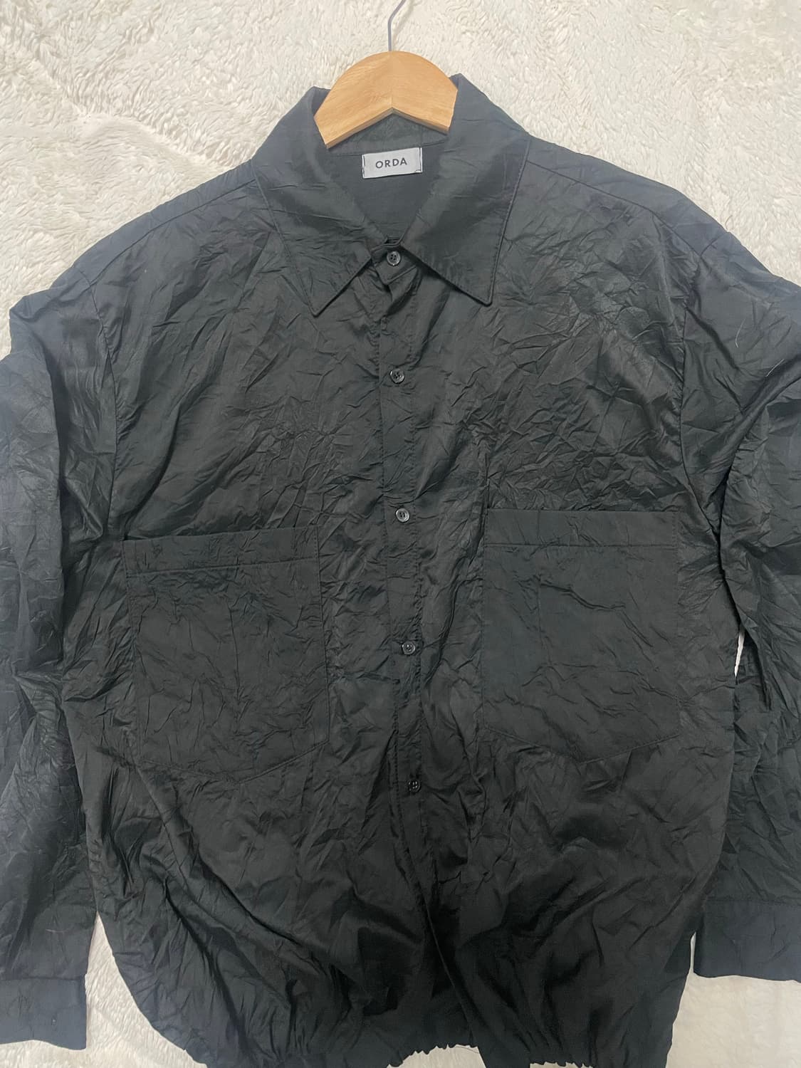 빅 포켓 주름 셔츠 상품이미지2