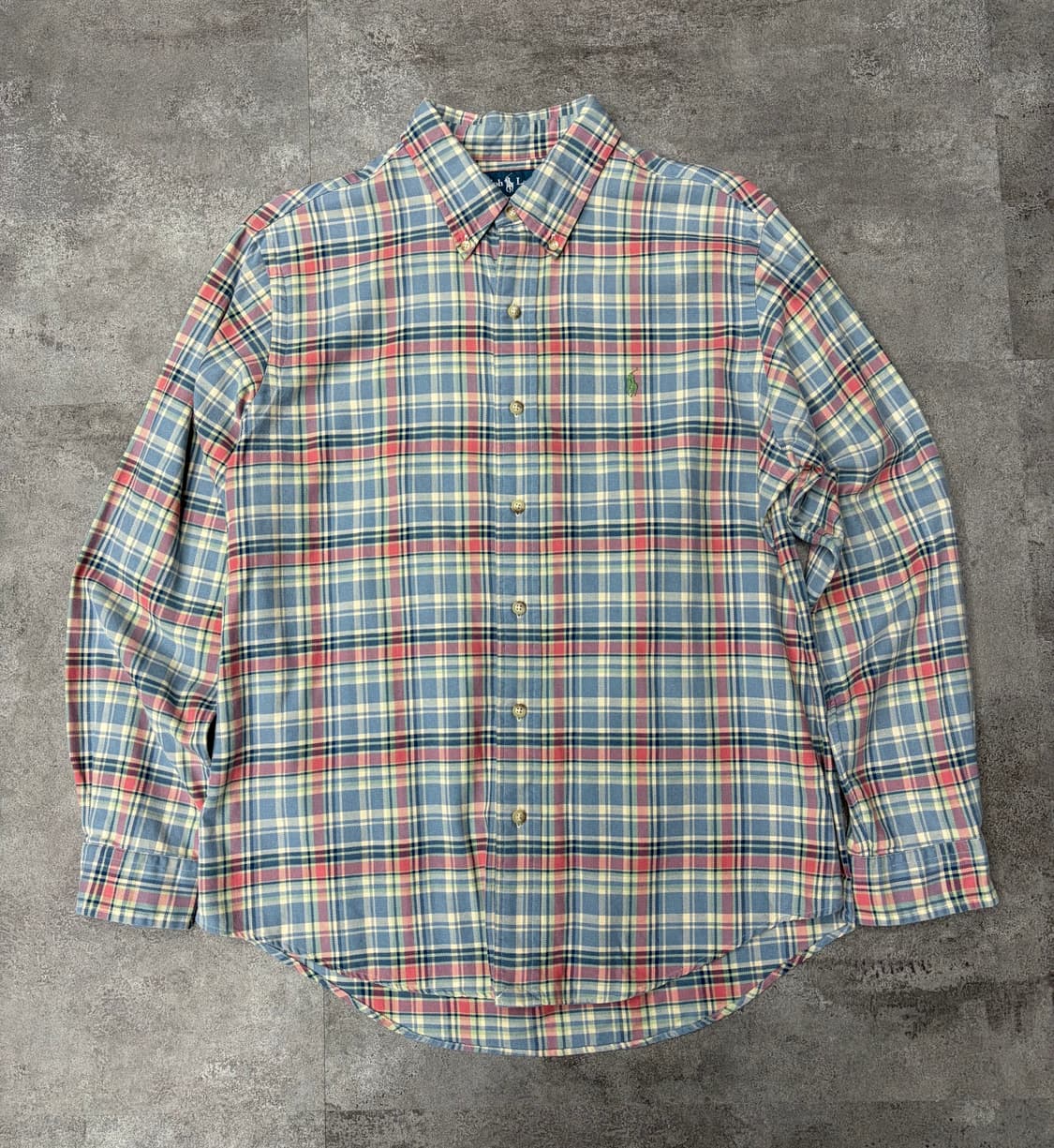 폴로 랄프로렌 플란넬 체크 셔츠 상품이미지1