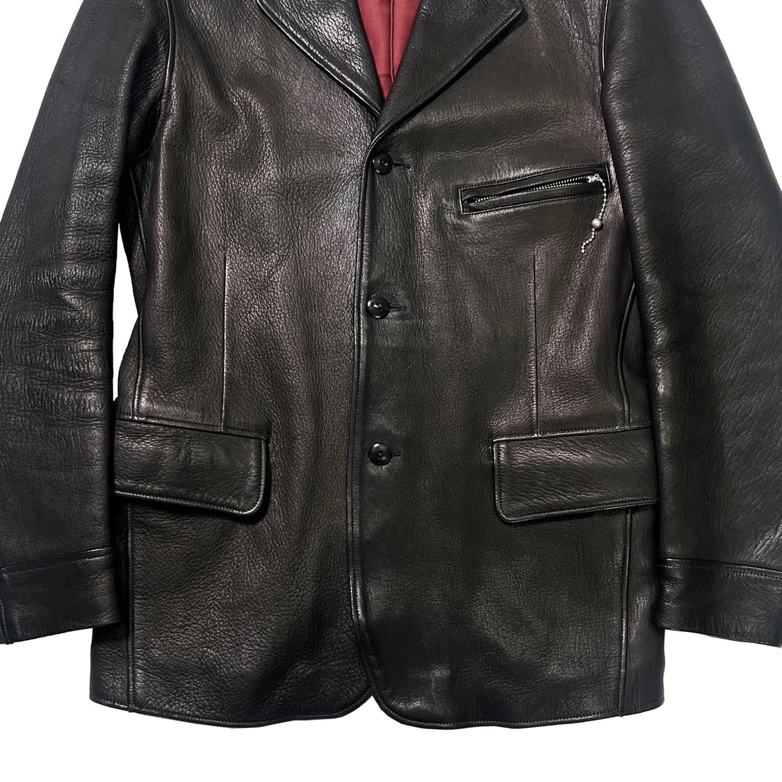 프리휠러스 "GUTHRIE" 디어스킨 레더 자켓 (40) 상품이미지4